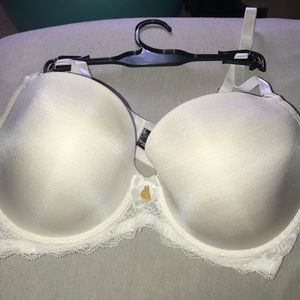 White push up bra